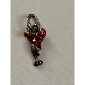 Cute Red Lobster Brighton Charm Pendant D21